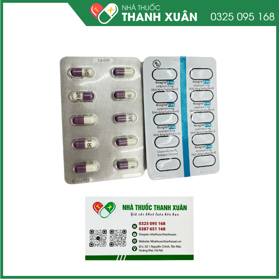 Reagila 6mg điều trị tâm thần phân liệt